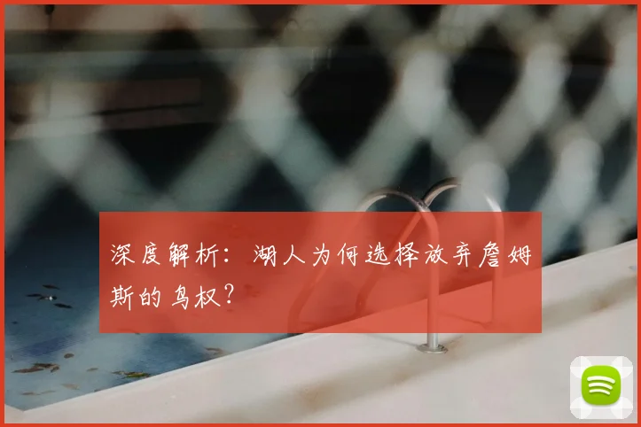 深度解析:湖人为何选择放弃詹姆斯的鸟权?